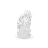 Statue Ganesh taillée à la main en Cristal de Roche - 6 cm