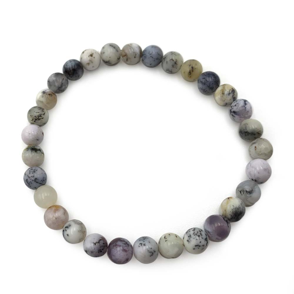 Bracelet Merlinite - Agate / Opale Dendritique