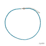 Collier de Perles Facettées en Apatite