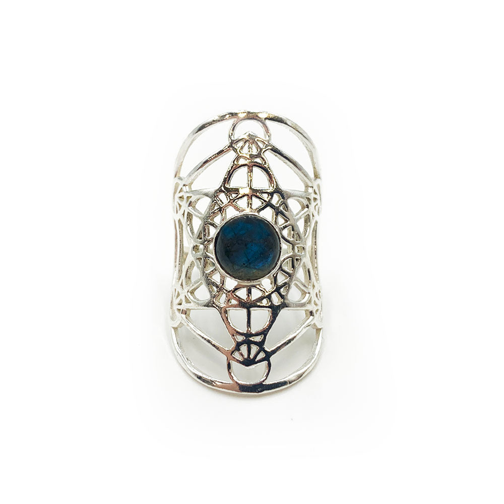 Bague Métatron en Argent et Labradorite