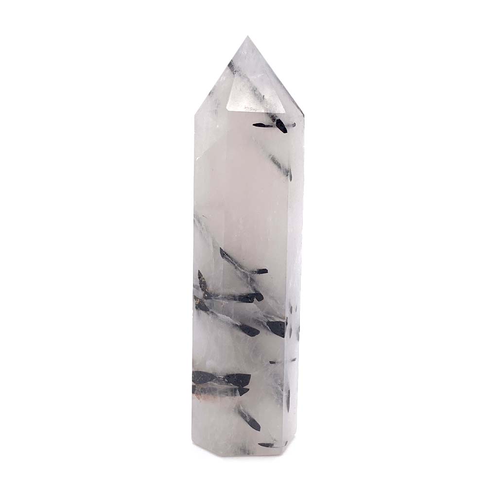 Obélisque en Quartz Tourmaline