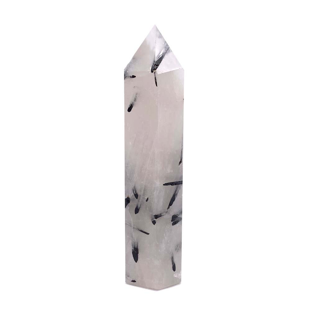 Obélisque en Quartz Tourmaline
