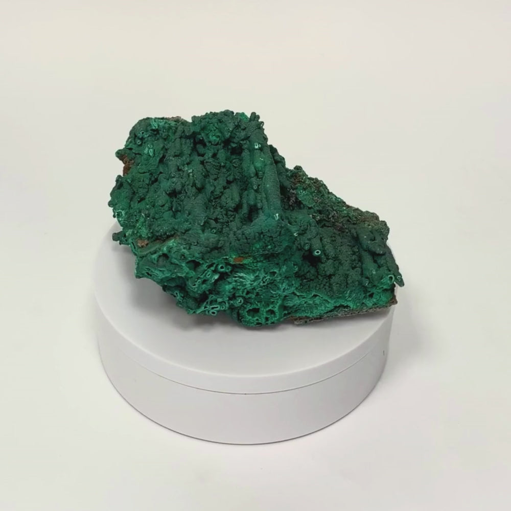 Malachite - Stalactite Brut - 13 cm