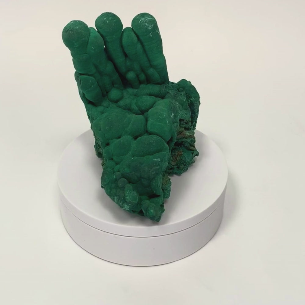 Malachite - Stalactite Brut - 13,5 cm