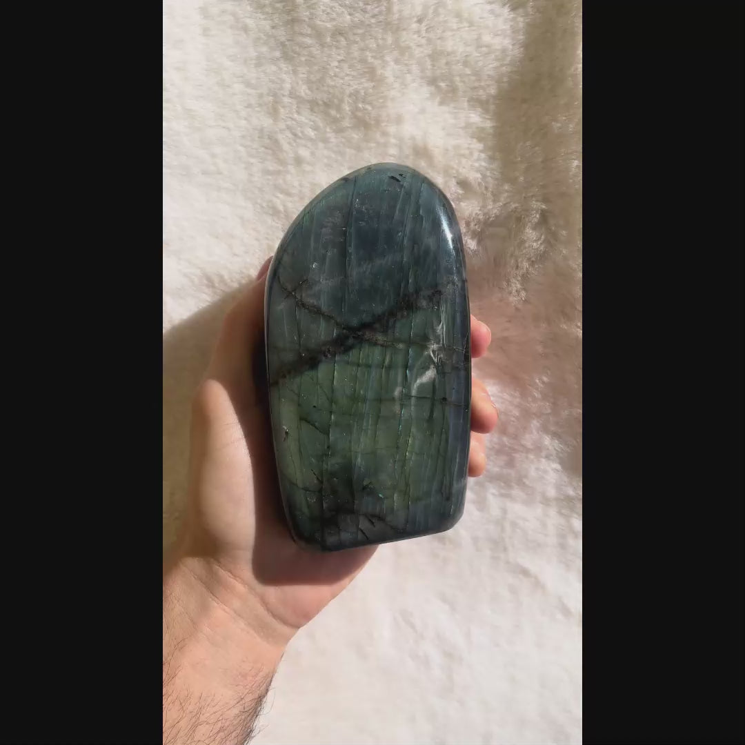 Labradorite Forme Libre de Qualité Extra