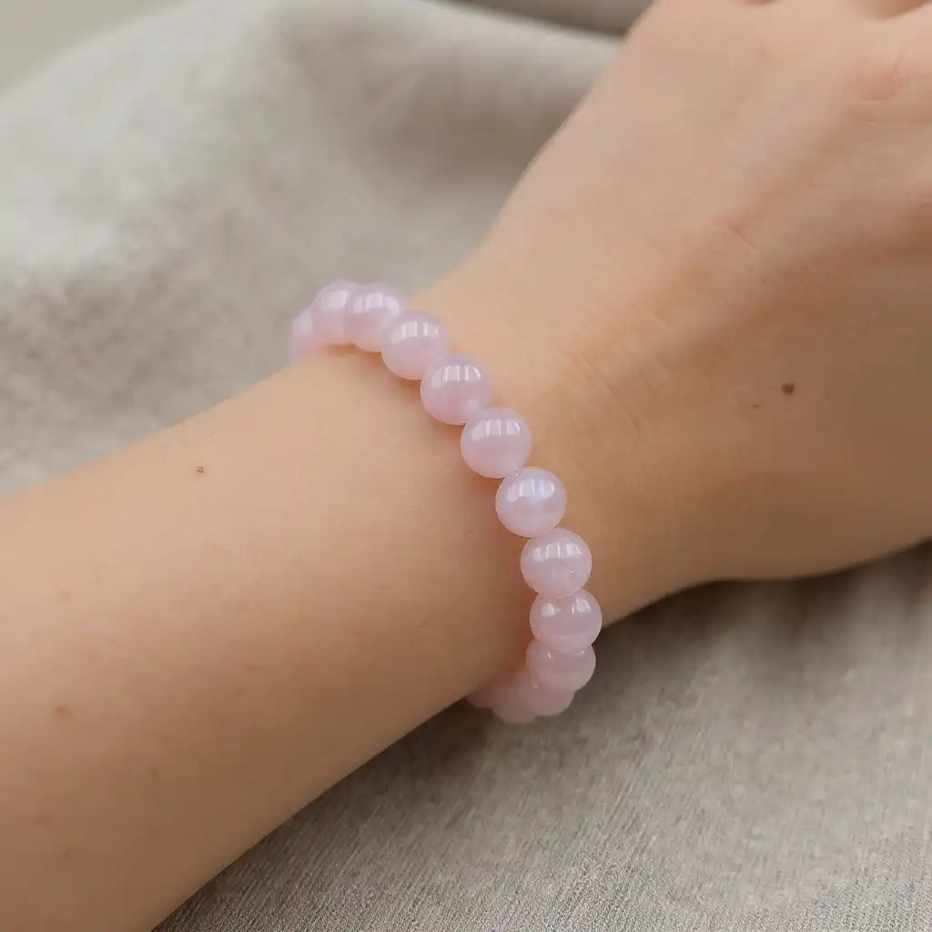Bracelet Quartz Rose – Amour & Douceur