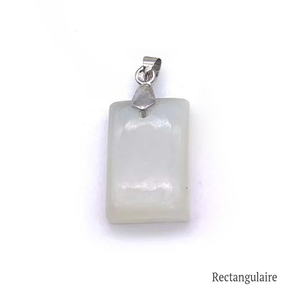 Pendentif Pierre de Lune Blanche