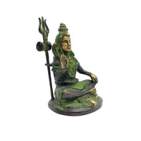 Statue Shiva en bronze - 14 cm