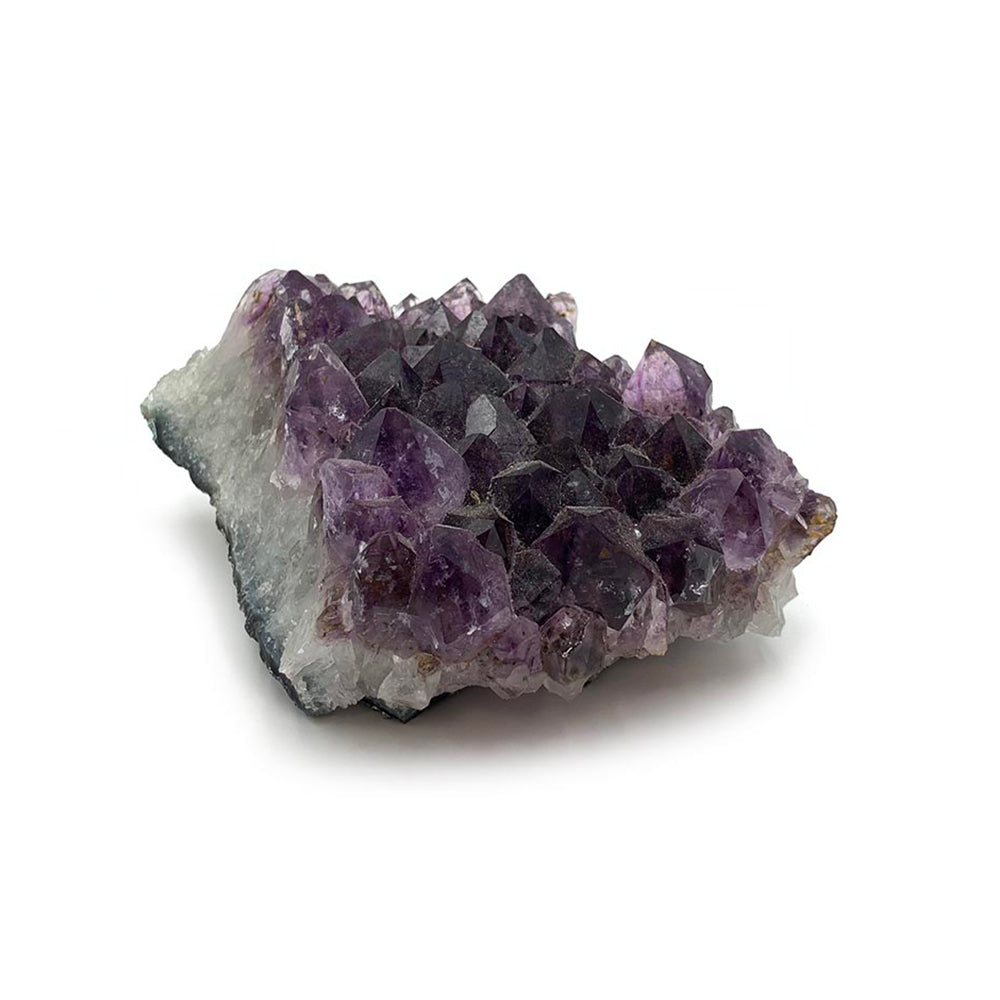 Druse d'Améthyste avec inclusions de Manganèse