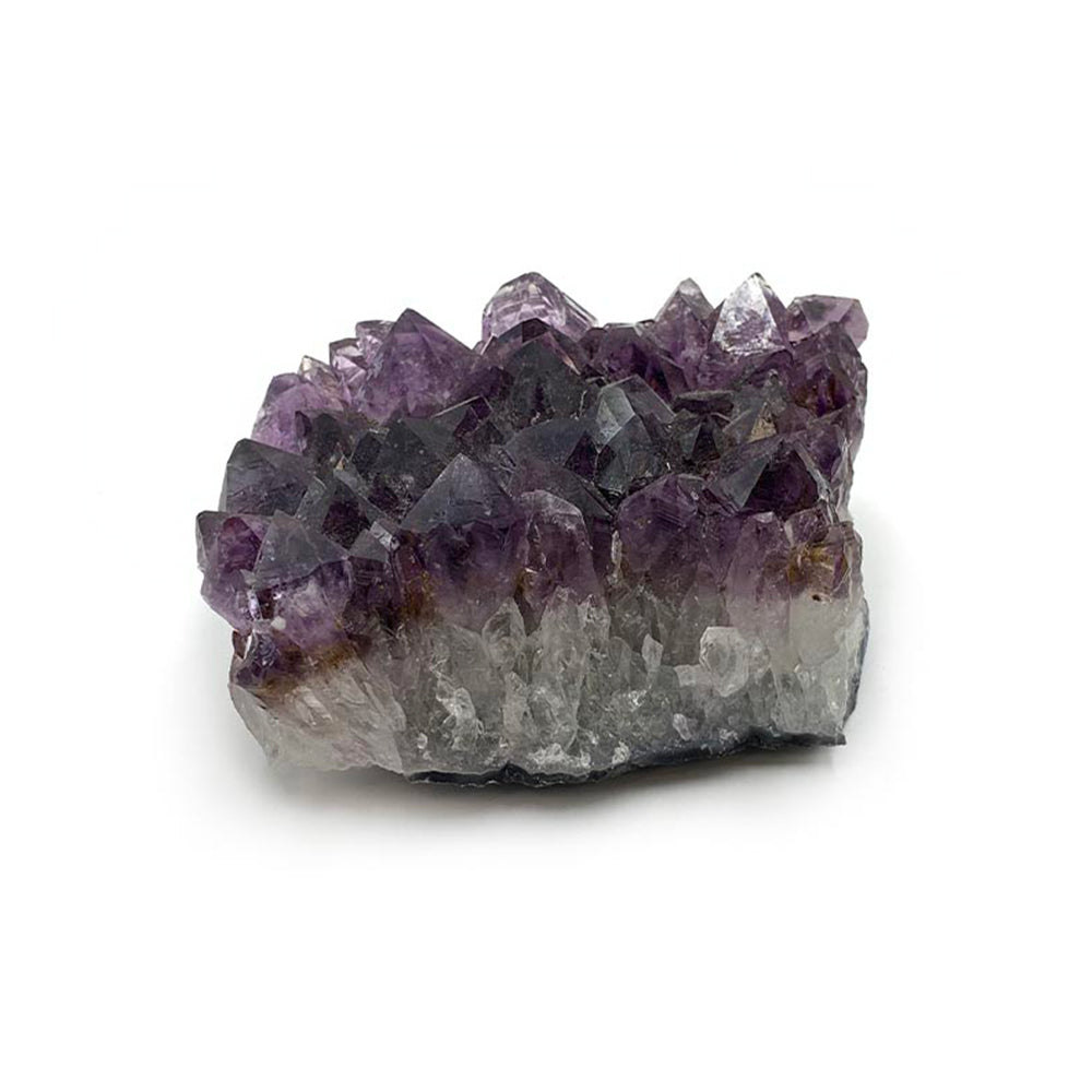 Druse d'Améthyste avec inclusions de Manganèse