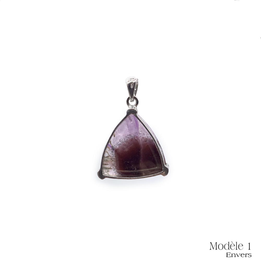 Pendentif Super Seven cerclé en Argent Massif