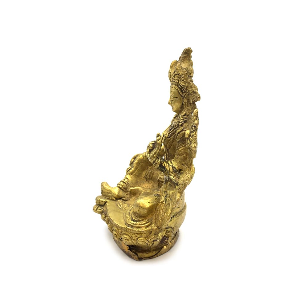 Statue Tara en bronze - 14 cm