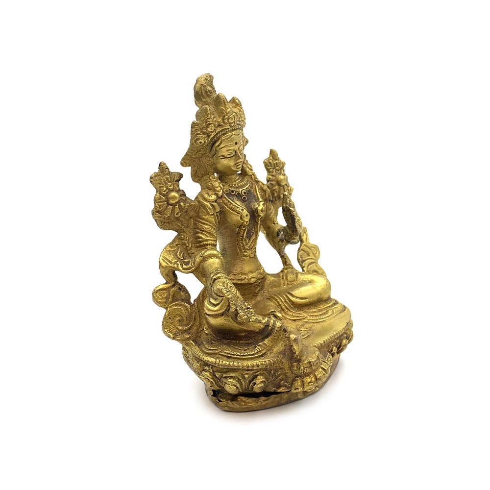 Statue Tara en bronze - 14 cm