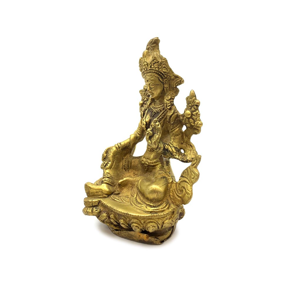 Statue Tara en bronze - 14 cm