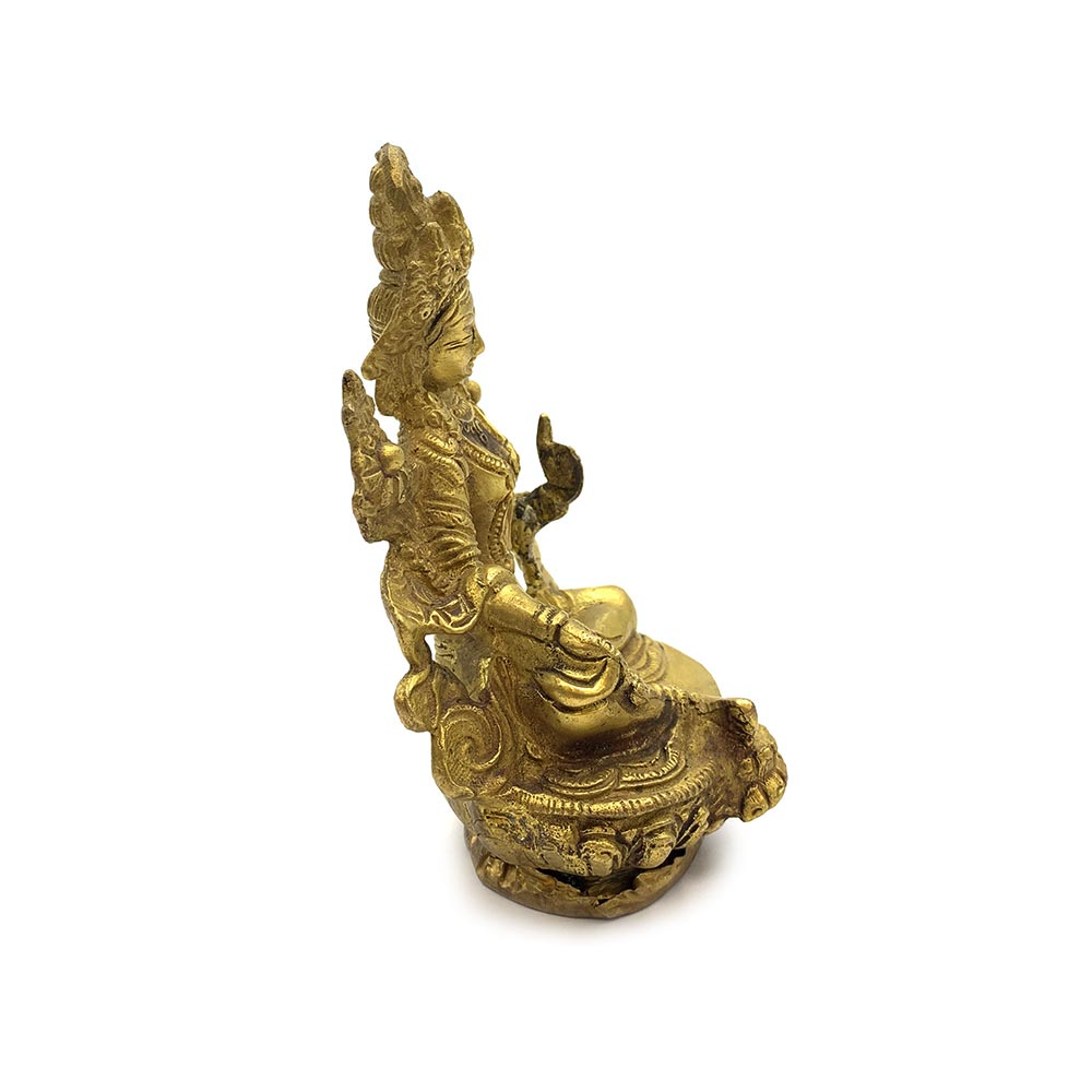 Statue Tara en bronze - 14 cm