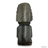 Sculpture Totem Aztèque - Obsidienne Dorée - 10 cm