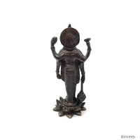 Statue Vishnou en bronze - 22 cm