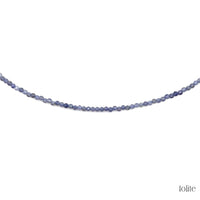 Collier de Perles Facettées en Iolite