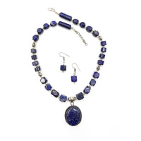 Collier & Boucles d'oreilles Lapis Lazuli