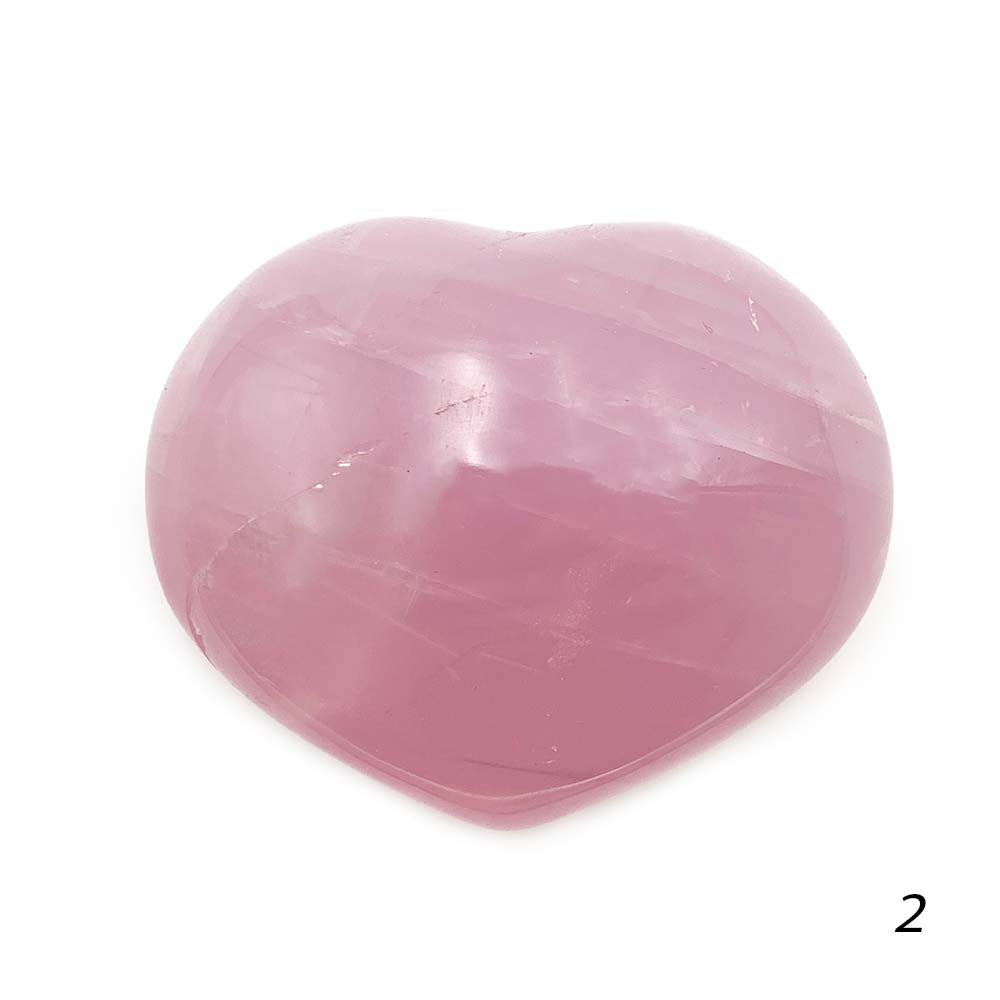 Coeur en Quartz Rose