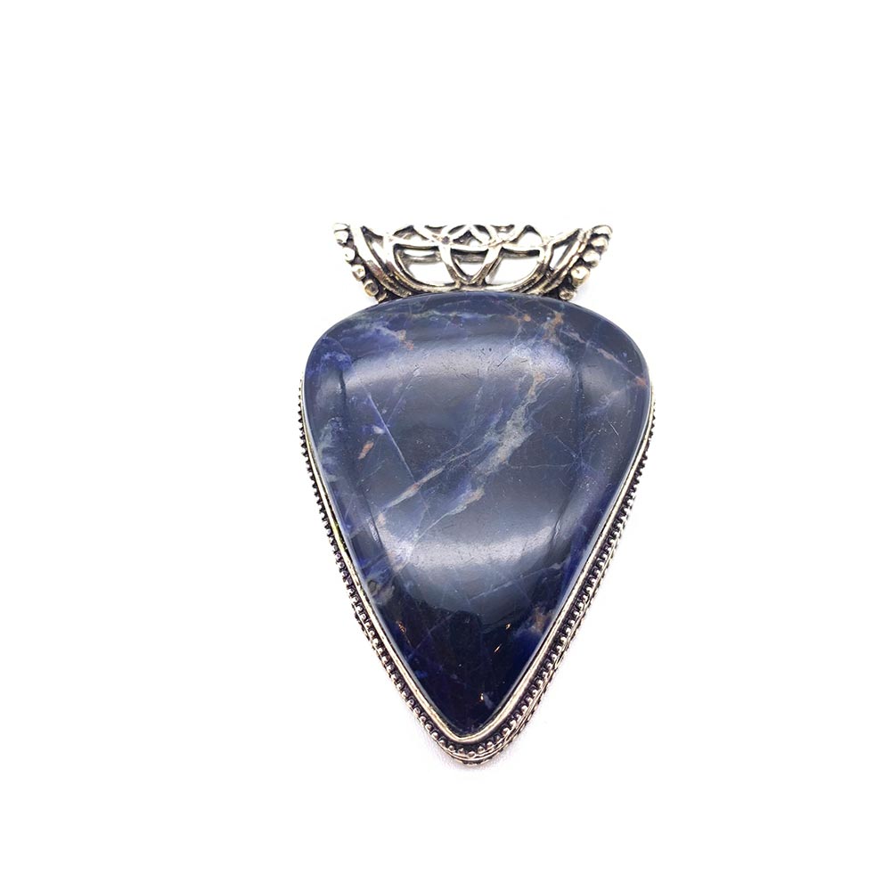 Pendentif Sodalite - Fleur de Vie