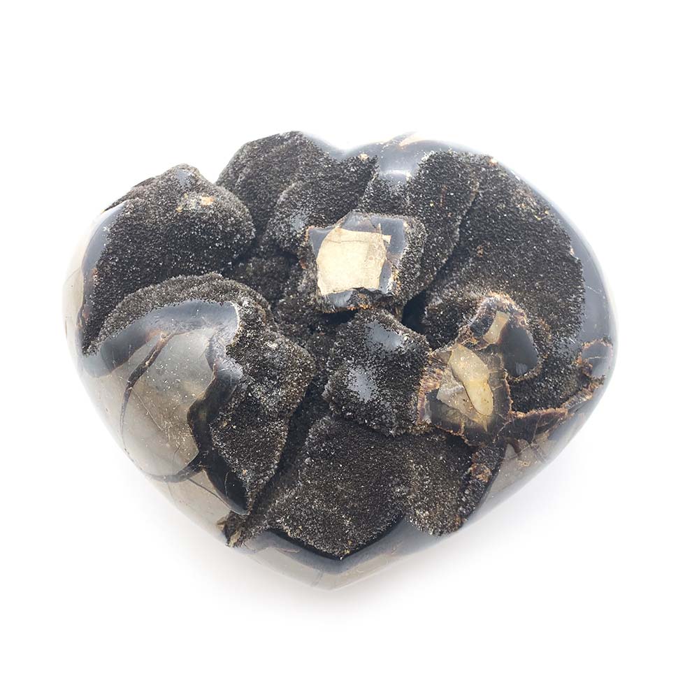 Coeur en Septaria Sauvage - 17,5 cm