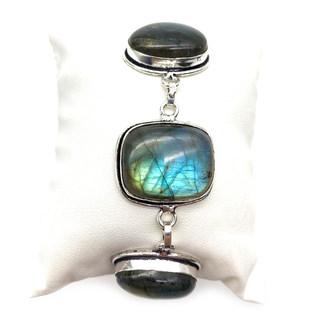 Bracelet Labradorite Naturelle – Énergie et Élégance