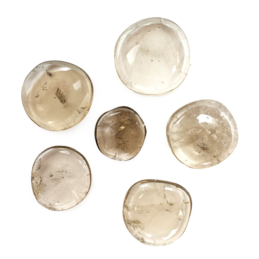 Quartz Fumé - Galet plat