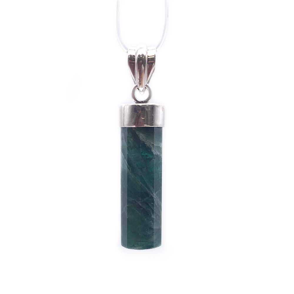 Pendentif Tourmaline Verte / Bleue