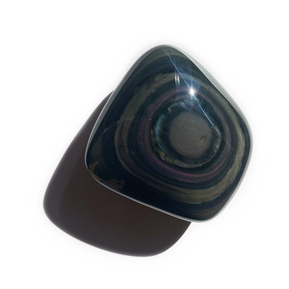 Galet en Obsidienne Oeil Céleste