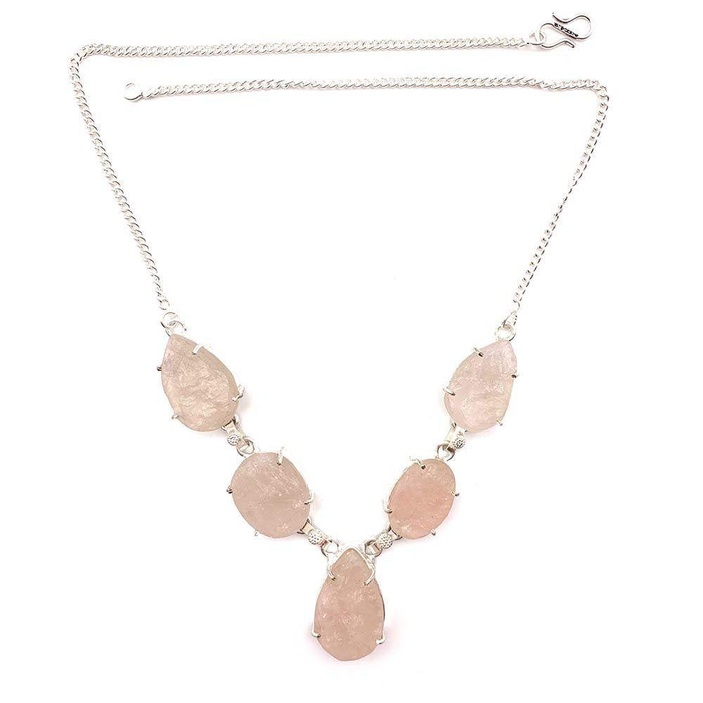 Collier Quartz Rose