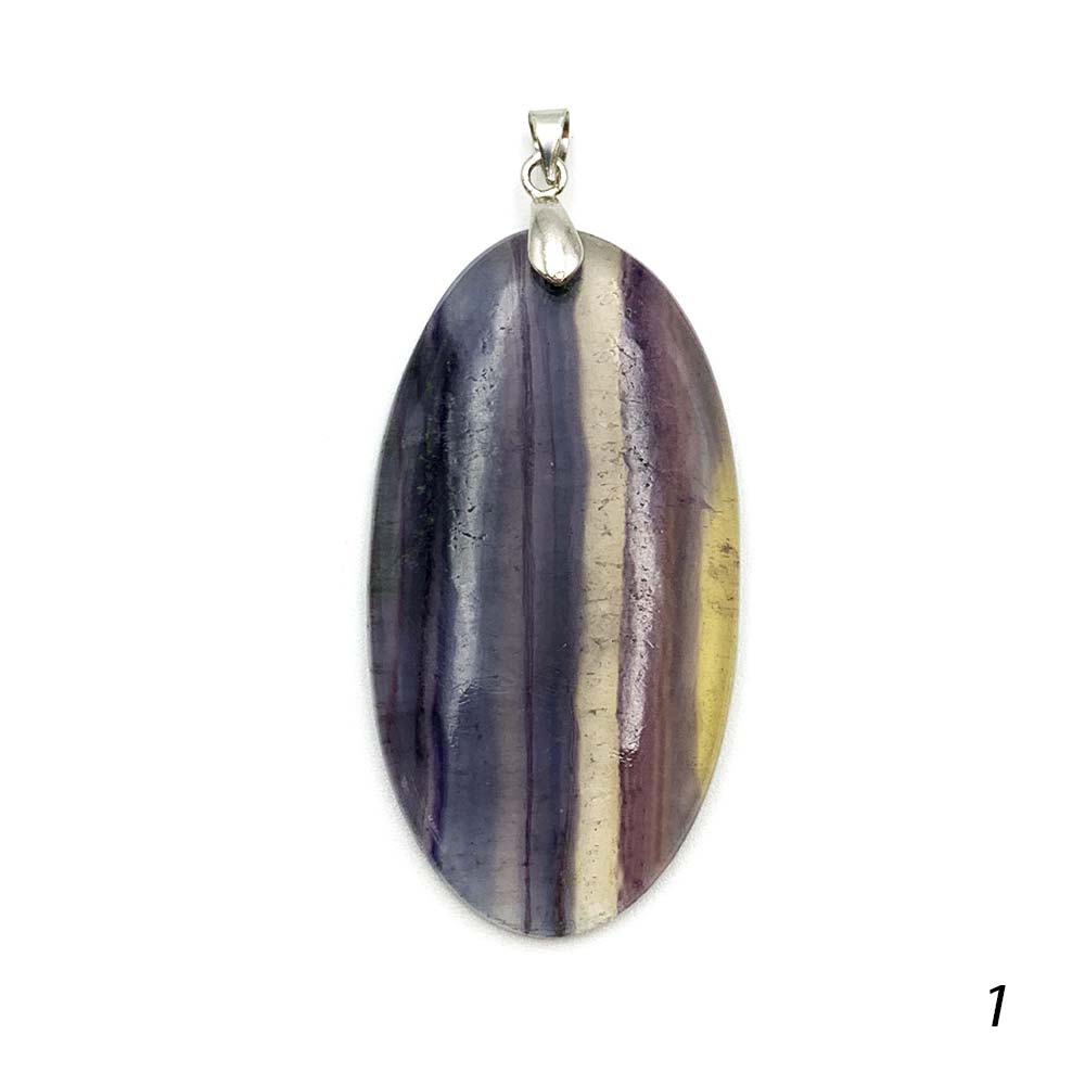 Pendentif Fluorite Multicolore