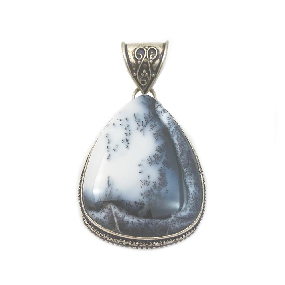 Pendentif Opale Dendritique