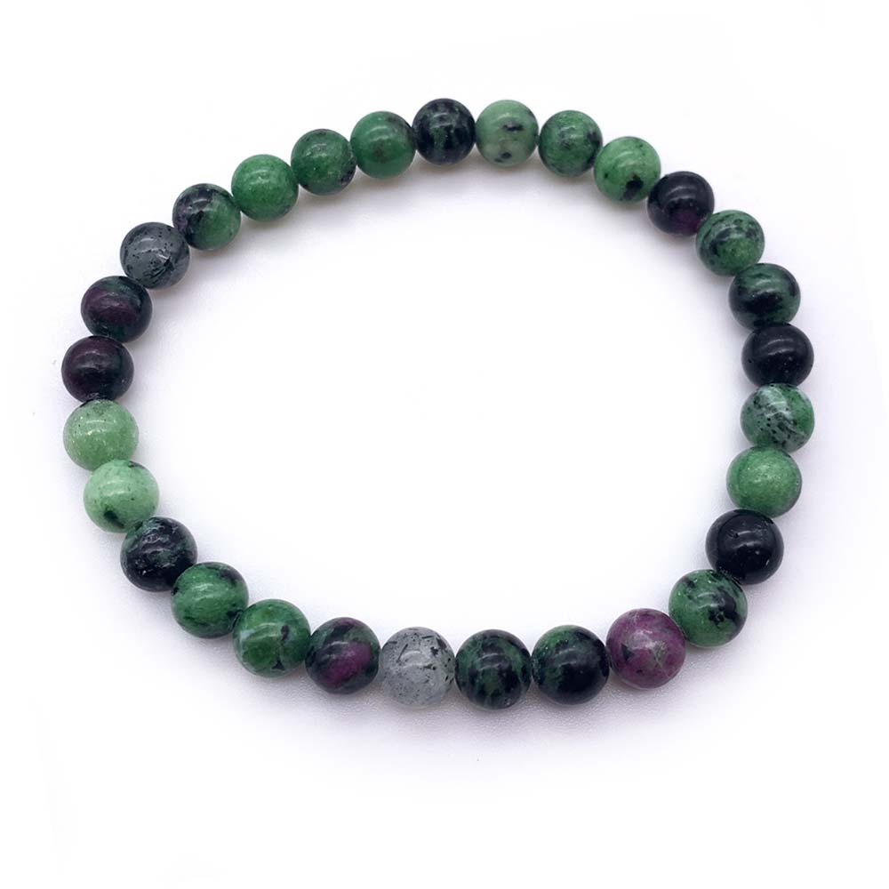 Bracelet Rubis Zoïsite