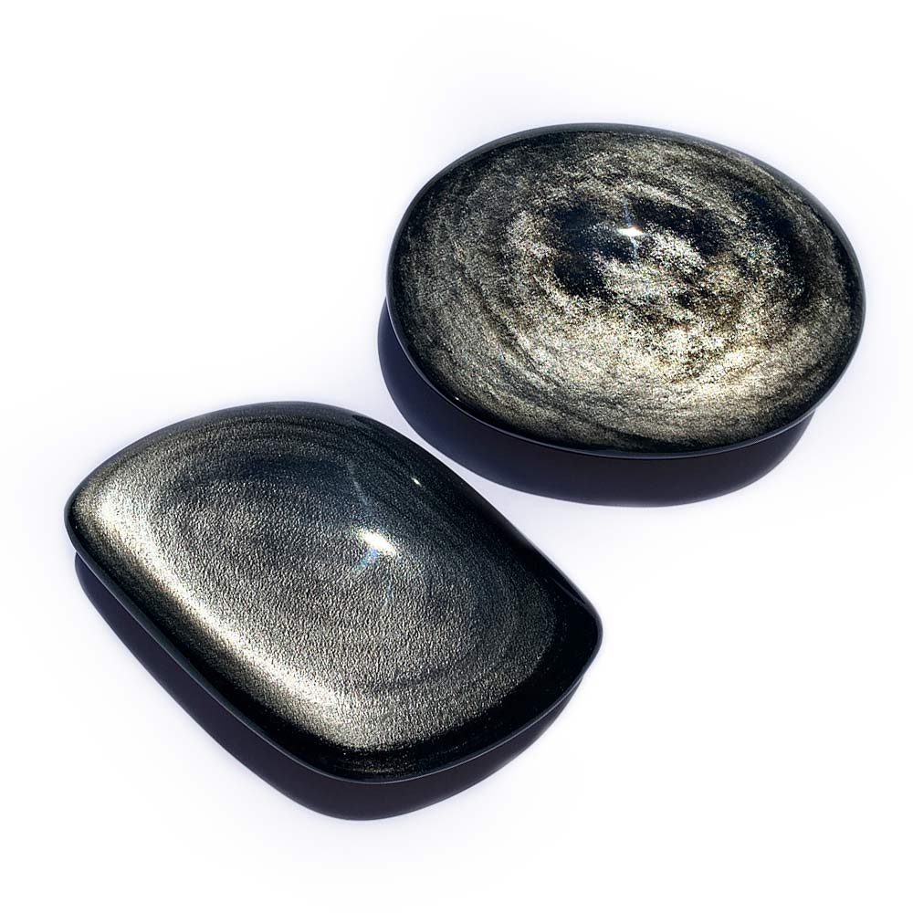 Obsidienne Argentée Forme Libre