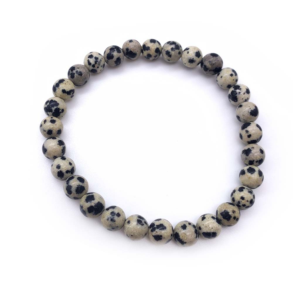 Bracelet Jaspe Dalmatien