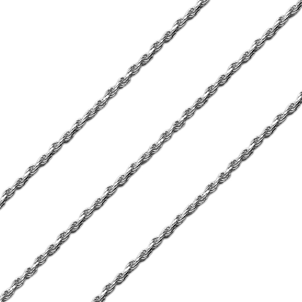 Chaine maille torsadée en Argent Massif