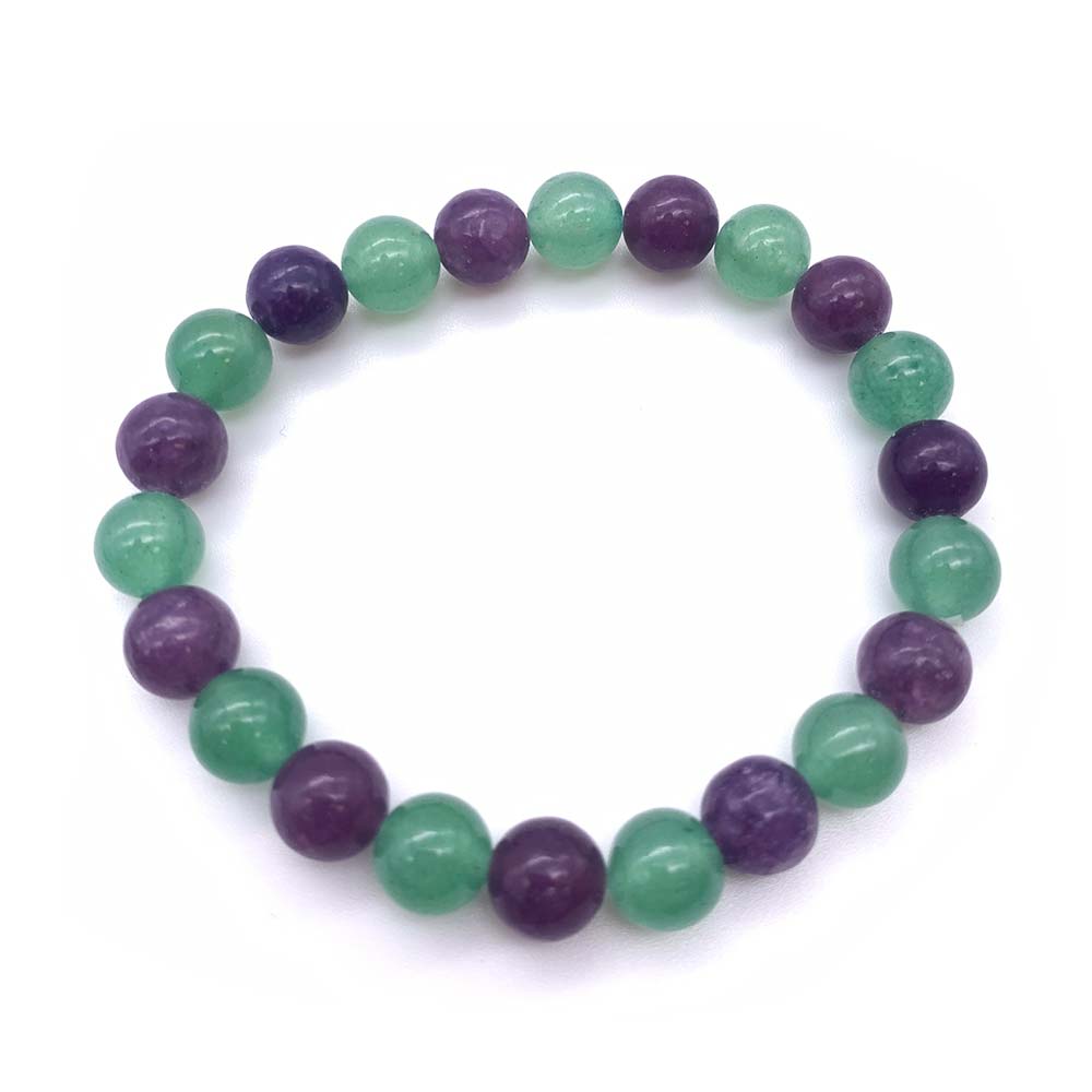 Bracelet Aventurine - Lépidolite