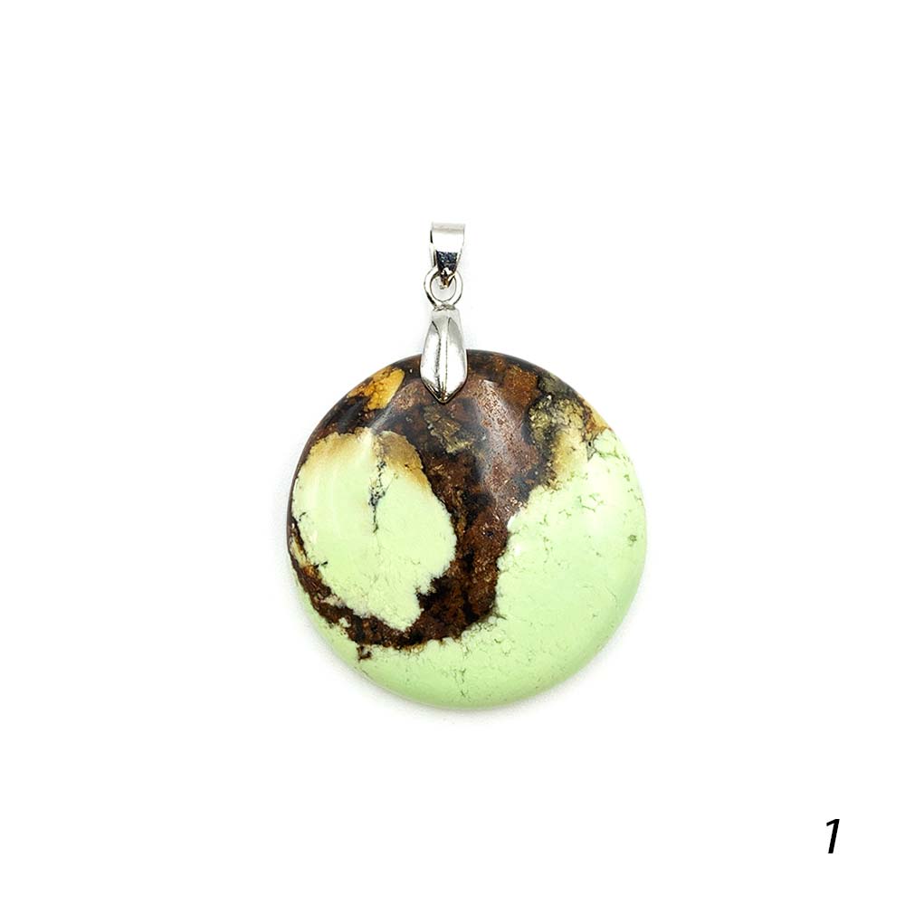 Pendentif Chrysoprase Citron