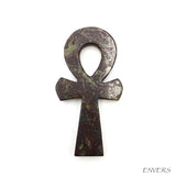 Croix Ankh en Jaspe Sang de Dragon