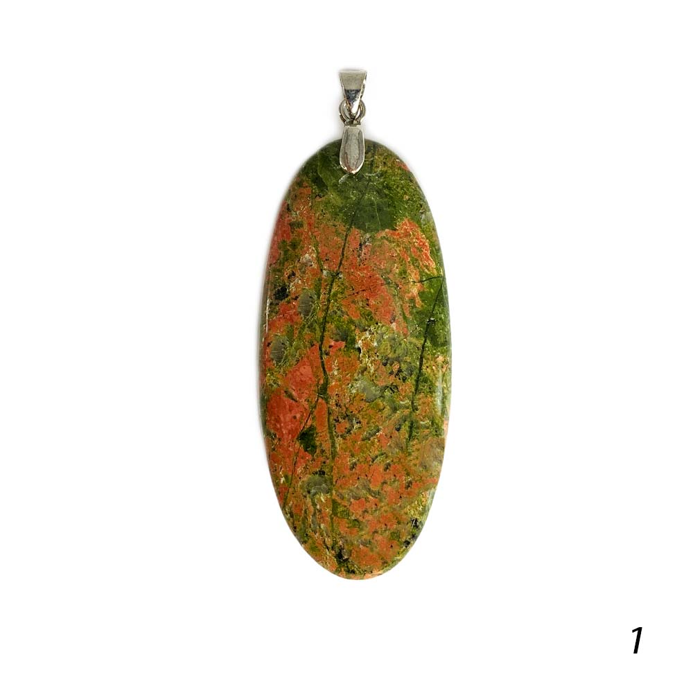 Pendentif Jaspe Unakite