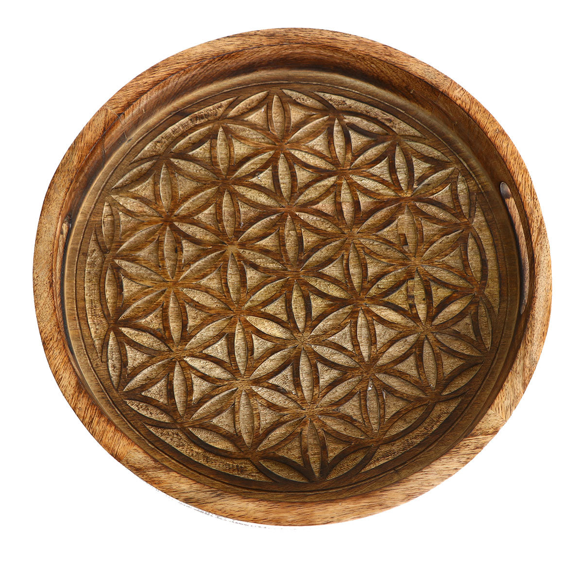 Plateau Fleur de Vie en Bois