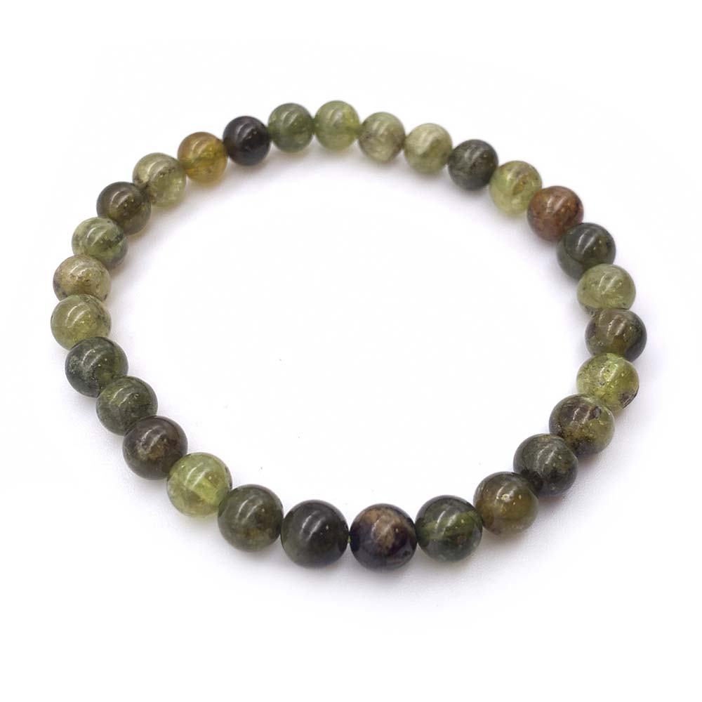 Bracelet Grenat Vert (Grossulaire)