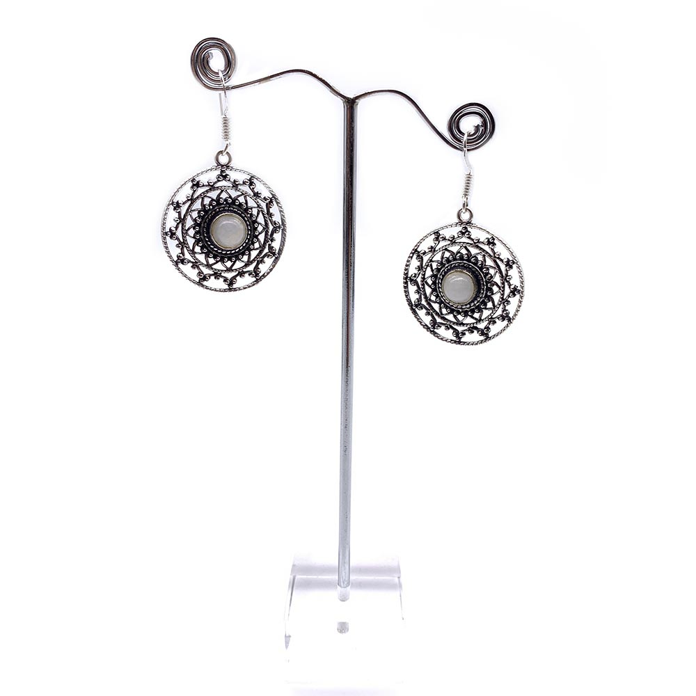 Boucles d'oreilles Pierre de Lune