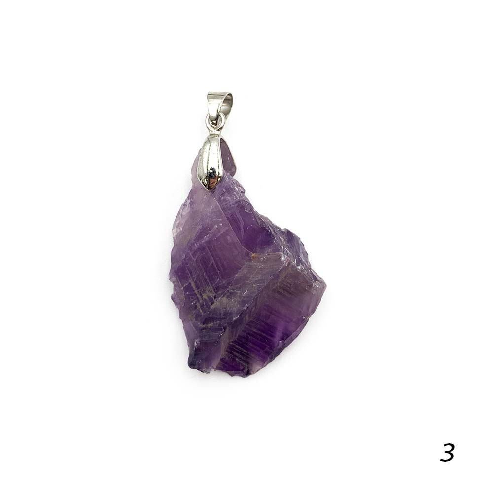 Pendentif Améthyste Brute