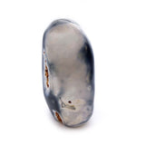 Agate Blanche et Grise Forme Libre