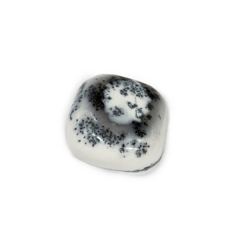 Merlinite - Agate / Opale Dendritique - Pierre Roulée