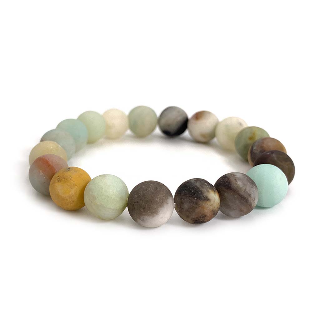 Bracelet en Amazonite Multicolore