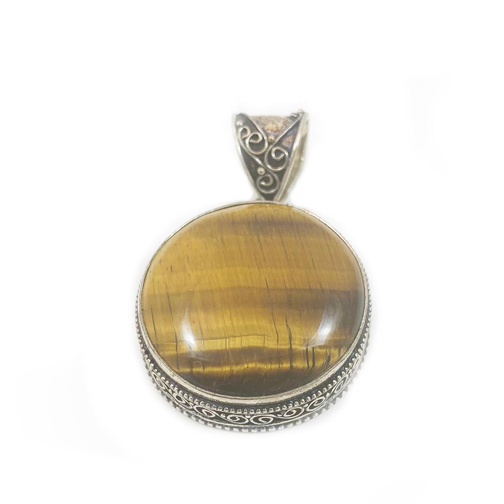 Pendentif Oeil de Tigre
