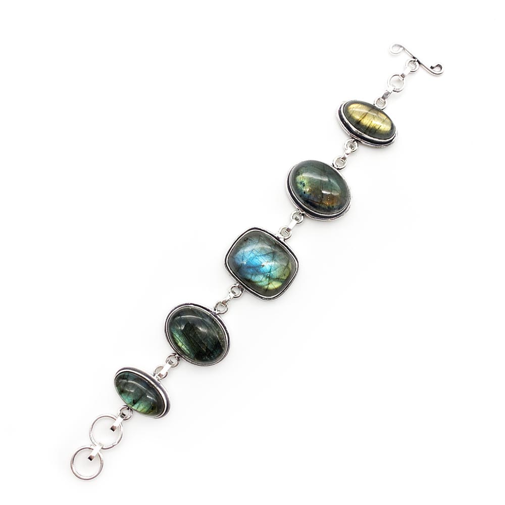 Bracelet Labradorite Naturelle – Énergie et Élégance